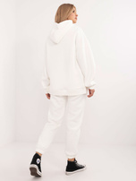 Hurtownia Ecru dresowy komplet basic z ociepleniem