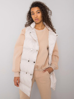 Beżowy trzyczęściowy komplet z kamizelką Minneola