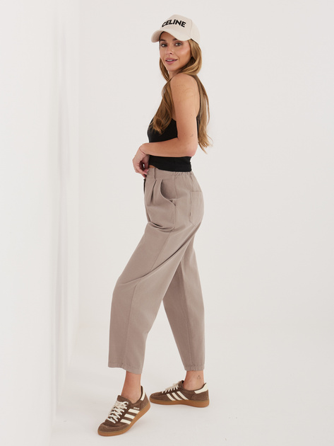 Fango sztruksowe spodnie typu carrot RUE PARIS