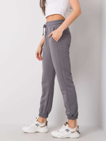 Ciemnoszare spodnie Agueda RUE PARIS