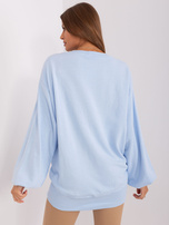Hurt hellblau Damen Oversize-Pullover.