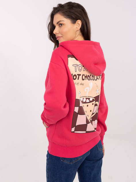 Fuksjowa bluza z nadrukiem Hot Chocolate SUBLEVEL
