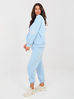 Jasnoniebieski komplet z miękkiego materiału