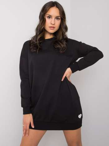 Schwarzes Kleid mit Tasche Hanely RUE PARIS.