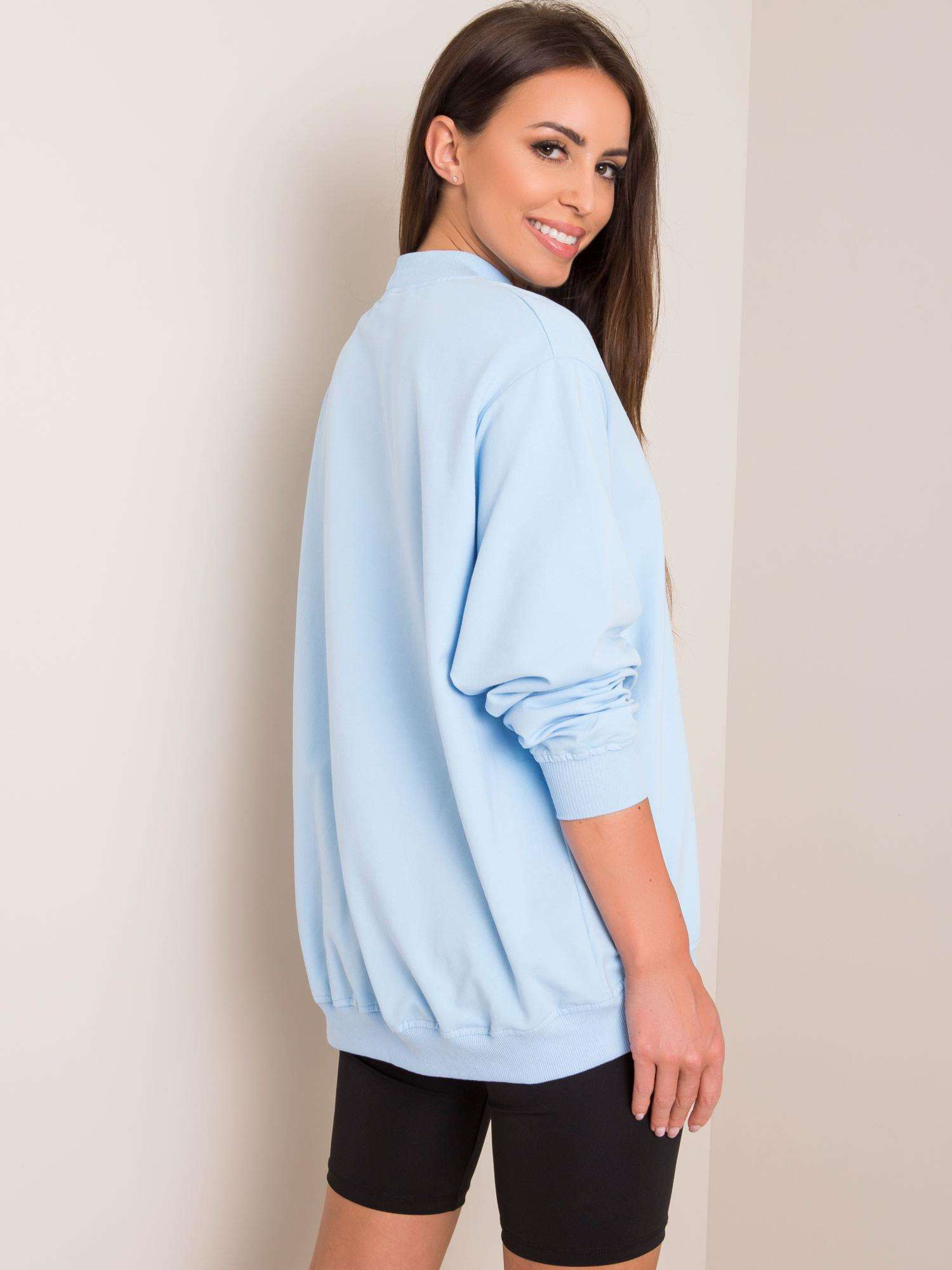 Jasnoniebieska bluza Twist