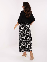 Czarne szerokie spodnie na lato SUBLEVEL 