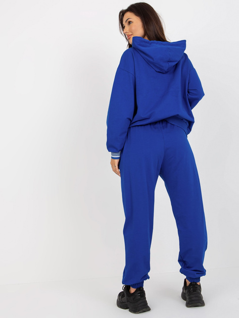 Hurt Ciemnoniebieski luźny komplet dresowy ze spodniami