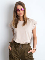 Jasnokawowy t-shirt Revolution