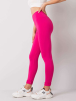 Fuksjowe legginsy sportowe Leffy