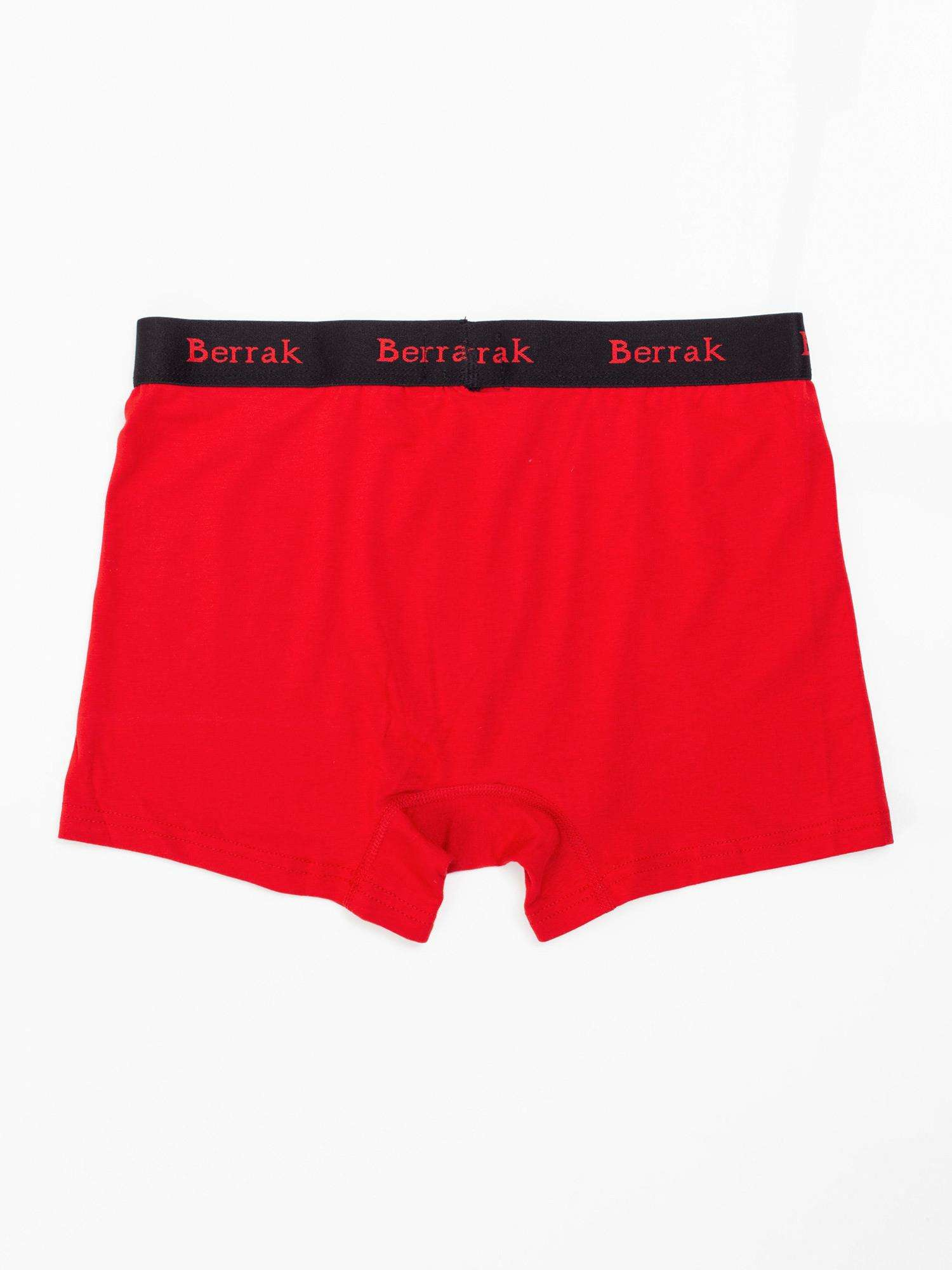 Czerwone męskie bokserki