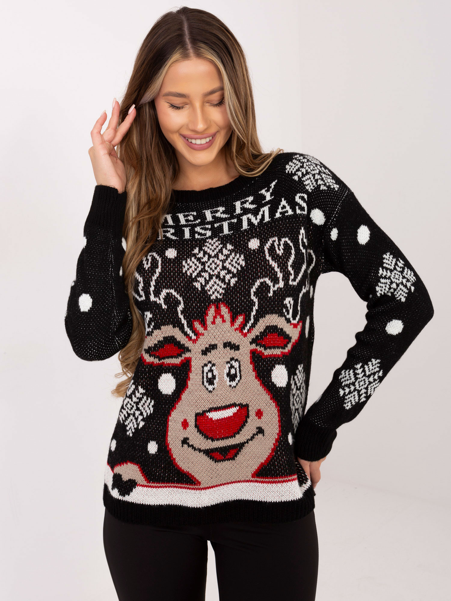 Sweter czarny