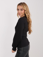 Czarna bluzka z napisem chocolate RUE PARIS