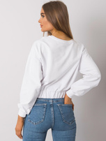 Biała bluza damska z bawełny Elain
