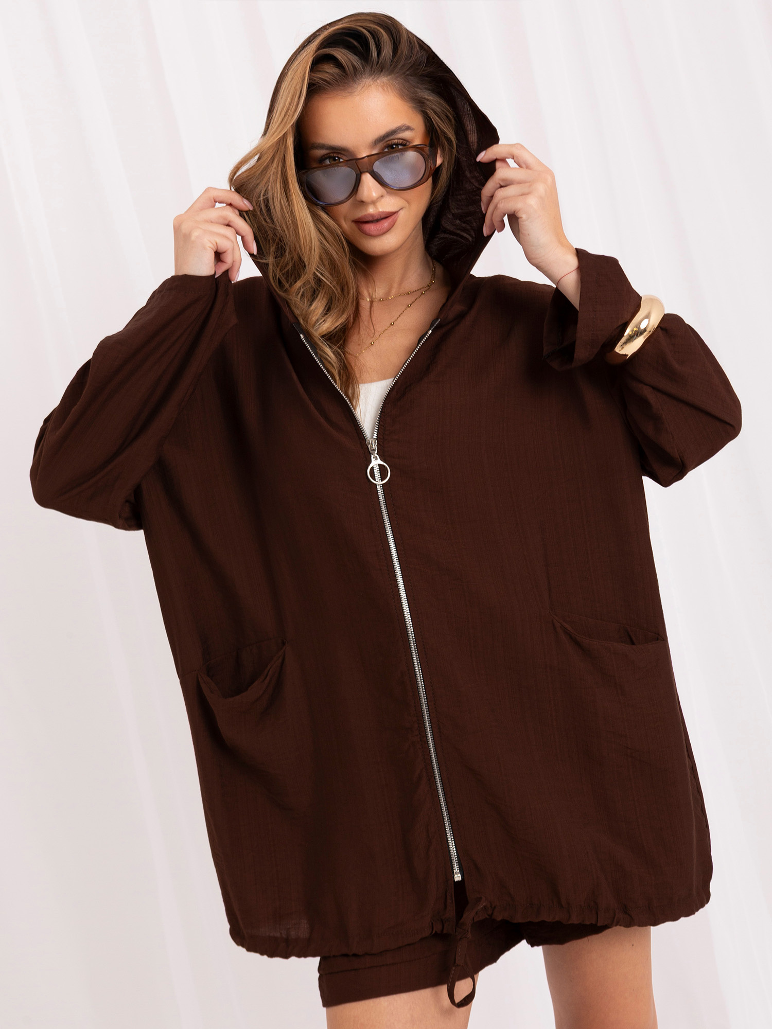 Bluza ciemny brązowy
