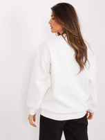 Hurt Ecru damska bluza bez kaptura z napisem 