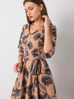 Beżowo-szara sukienka Issy