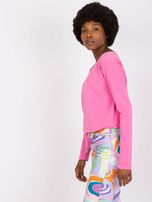 Różowa bluzka ze ściągaczem Carla