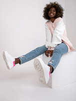 Pale pink Palma bomber sweatshirt