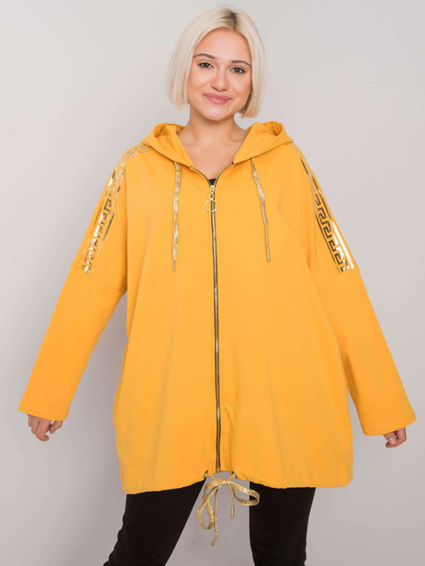Żółta bluza na suwak Athens