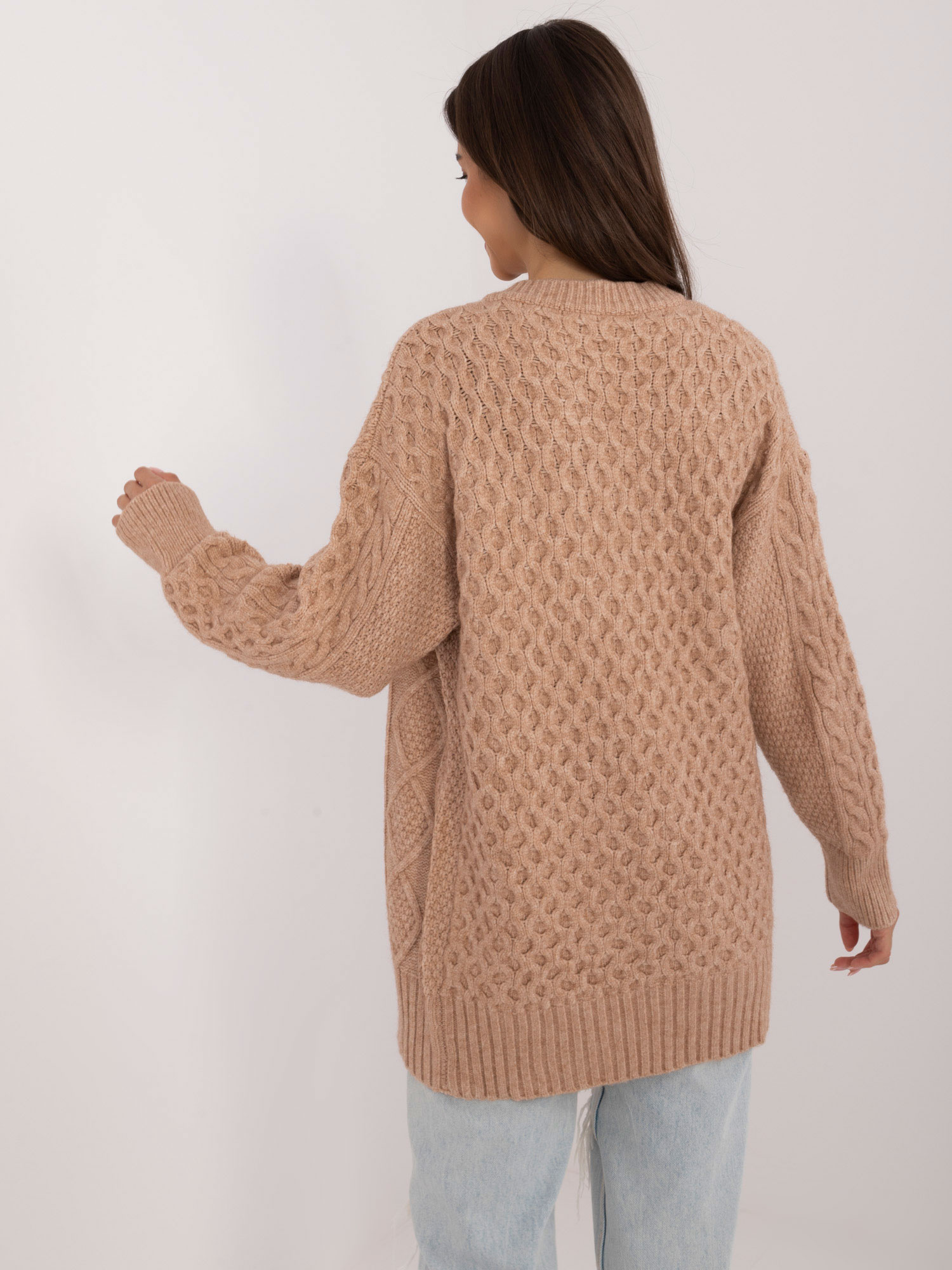 Sweter camelowy