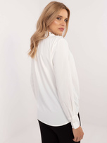 Hurt Biała elegancka koszula o asymetrycznym kroju