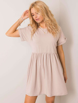 Beżowa sukienka Dita RUE PARIS