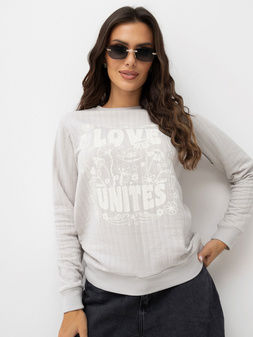 Hoodie light beige Sublevel XS