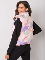 Pomarańczowo-fioletowa pikowana kamizelka damska Roonie