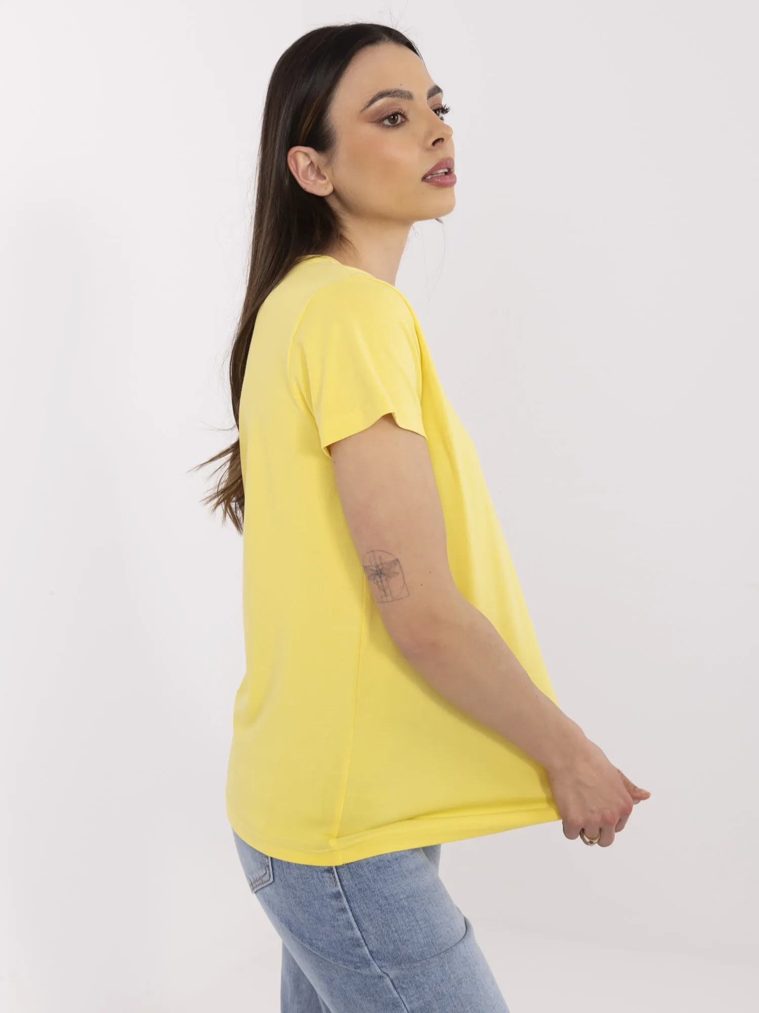 T-shirt żółty