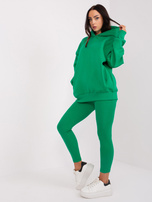 Hurt Zielony komplet casualowy z bluzą