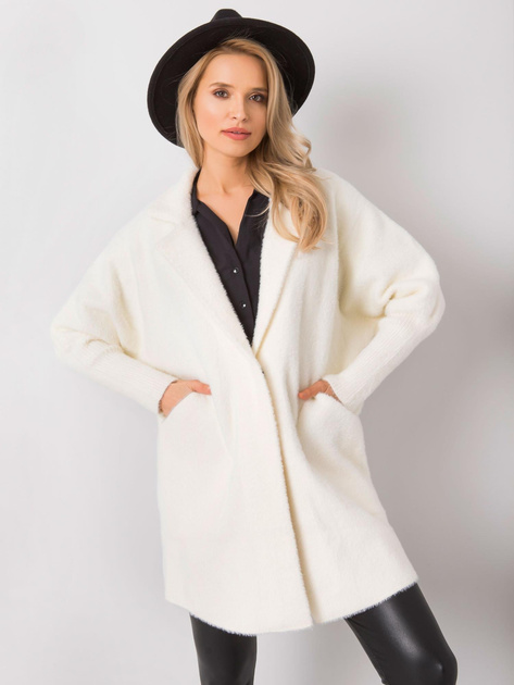 Ecru płaszcz alpaka Nora