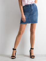 Spódnica denimowa mini niebieska