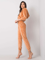 Camelowy komplet welurowy Maddalena