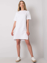 Biała sukienka na co dzień Mistee RUE PARIS