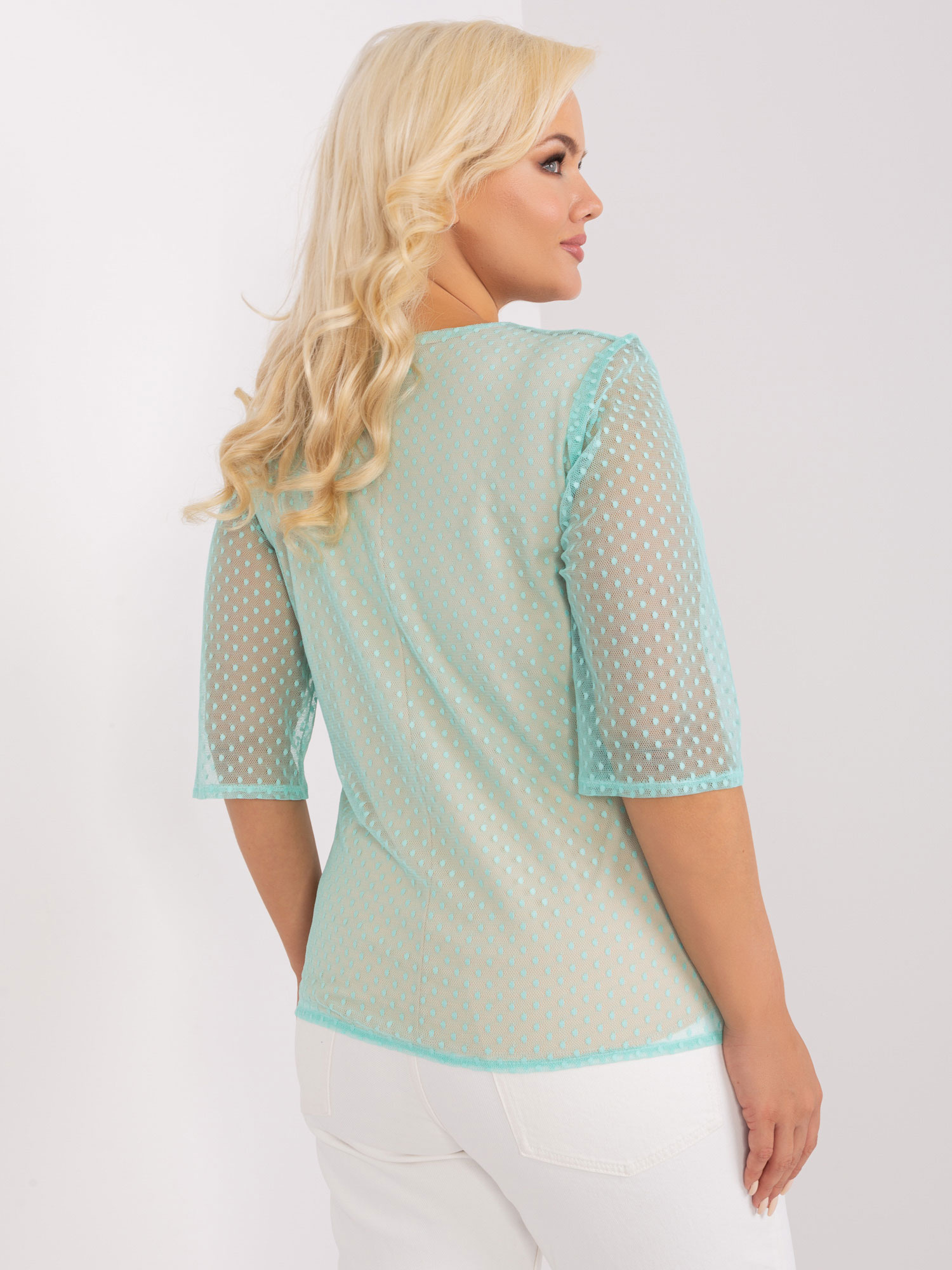 Mint Warehouse elegant plus size blouse.
