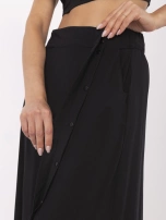 Černá midi sukně na léto FRESH MADE.