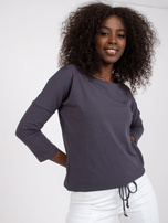 Grafitowa bluzka Fiona