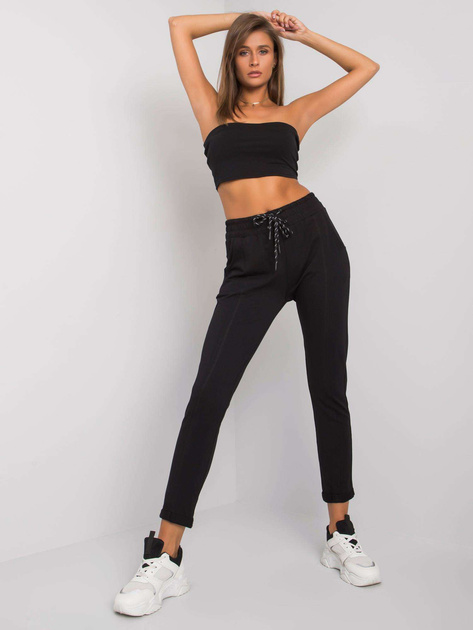 Czarne spodnie dresowe damskie Imrie
