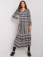 Schwarzes Kleid aus Viskose von Diega.