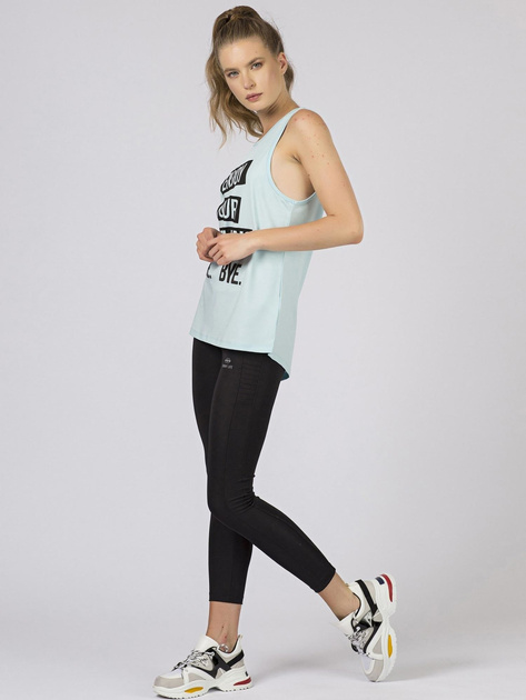 TOMMY LIFE Jasnoniebieski top sportowy