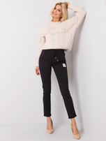 Czarne spodnie dresowe Molly