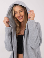 Szara melanżowa bluza Tina RUE PARIS