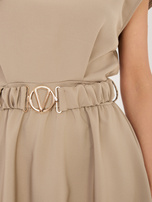 Fango rozkloszowana sukienka z paskiem