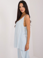 Hurt Jasnoniebieski top na ramiączkach OCH BELLA 