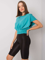 Turkusowa krótka bluza Antigua