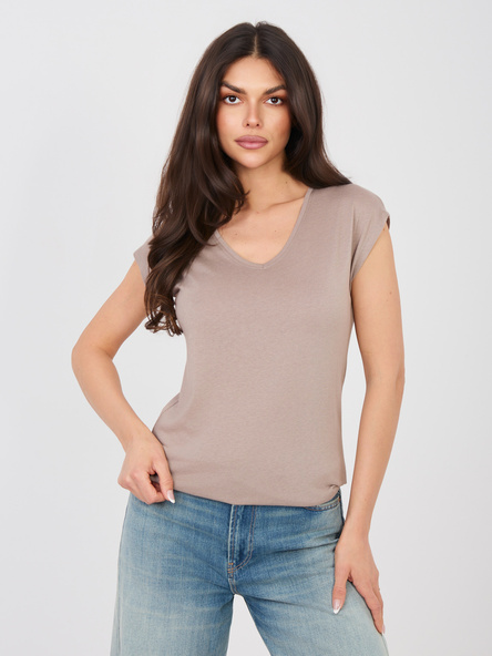 Fango damski t-shirt z dekoltem V SUBLEVEL