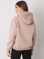 Ciemnobeżowa damska bluza kangurka Georgie