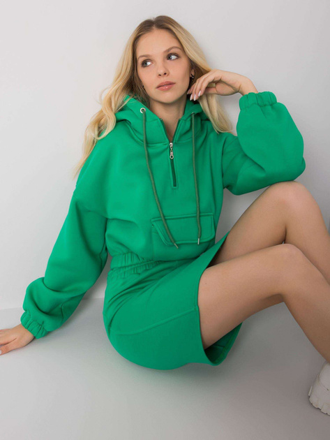 Zielony komplet ze spódnicą Emilie