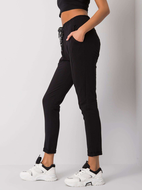 Czarne spodnie dresowe damskie Imrie