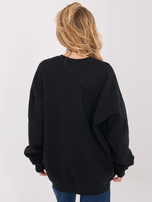 Černá mikina s fleece.